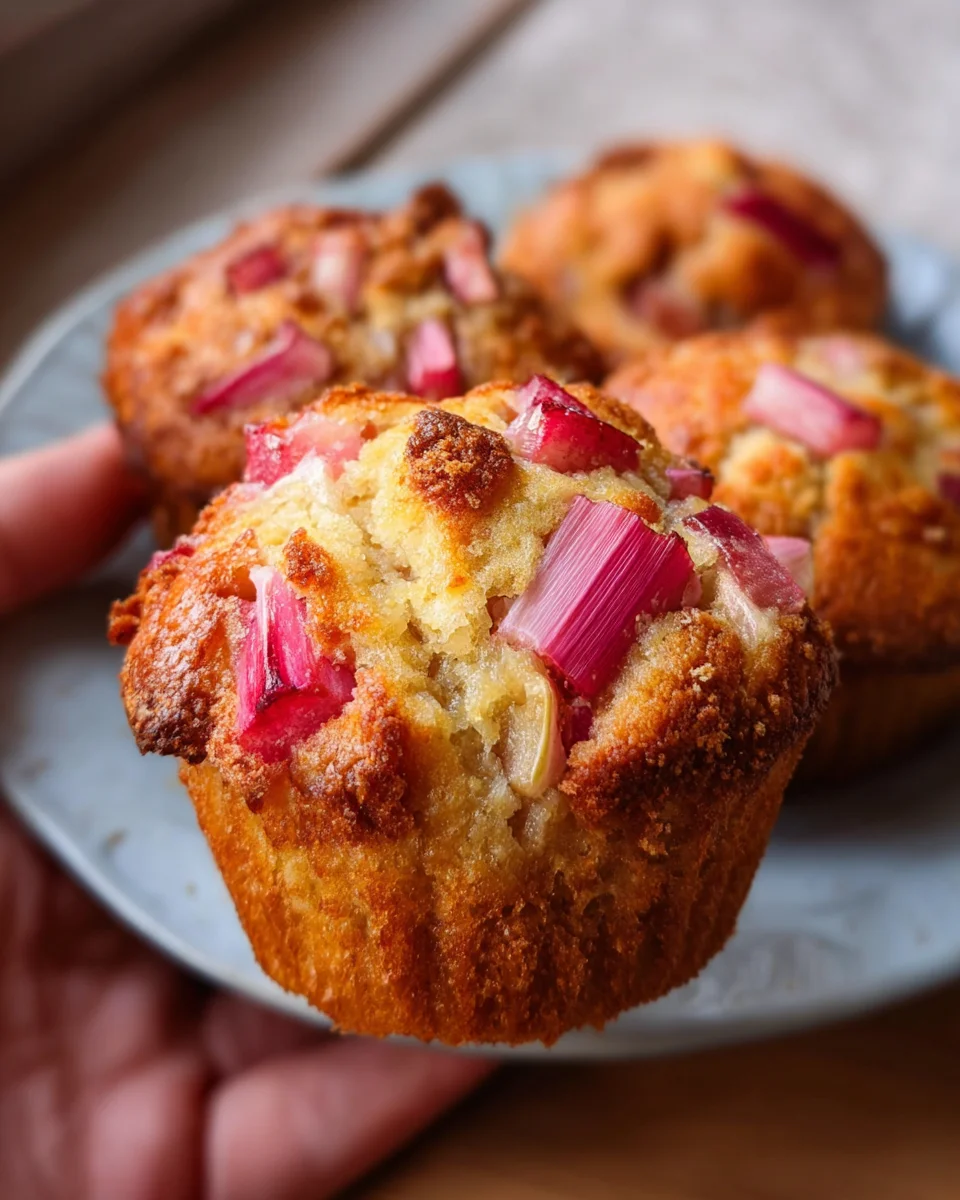 Rhabarber-Muffins