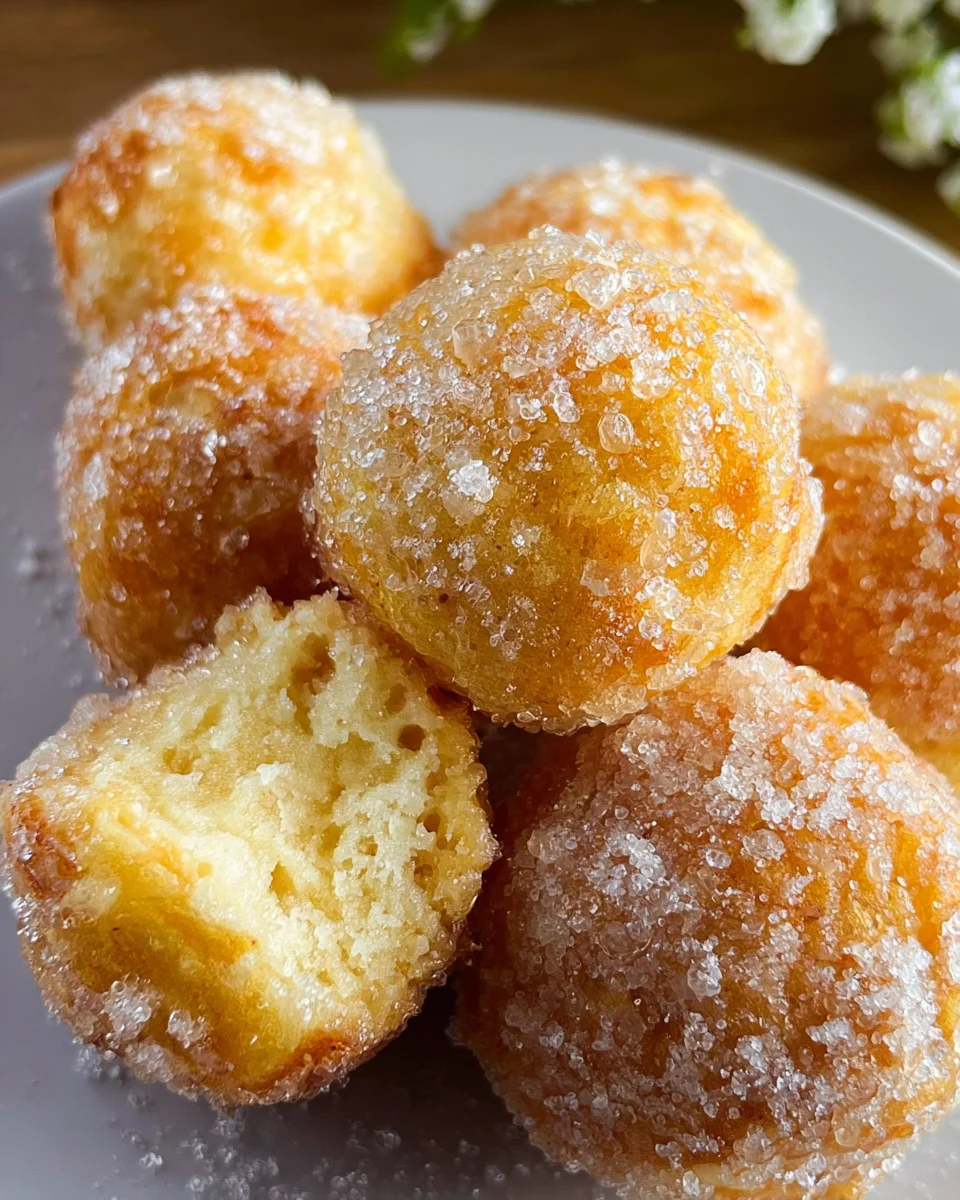 Saftige und fluffige Quarkbällchen