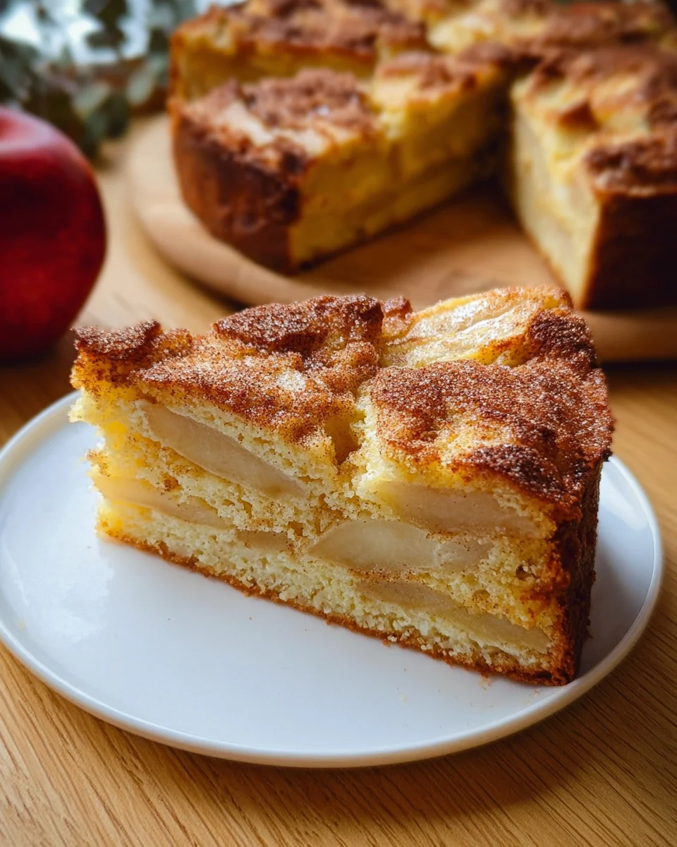 Saftiger Apfelkuchen mit Joghurt