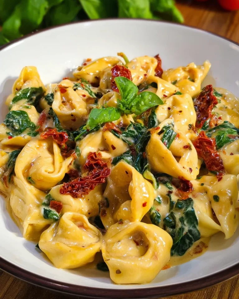 Schnelles Tortellini Rezept mit getrockneten Tomaten