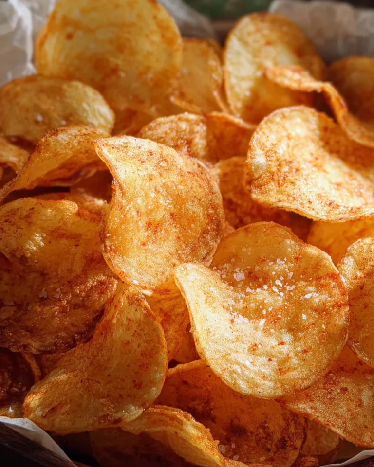 Selbstgemachte Kartoffelchips