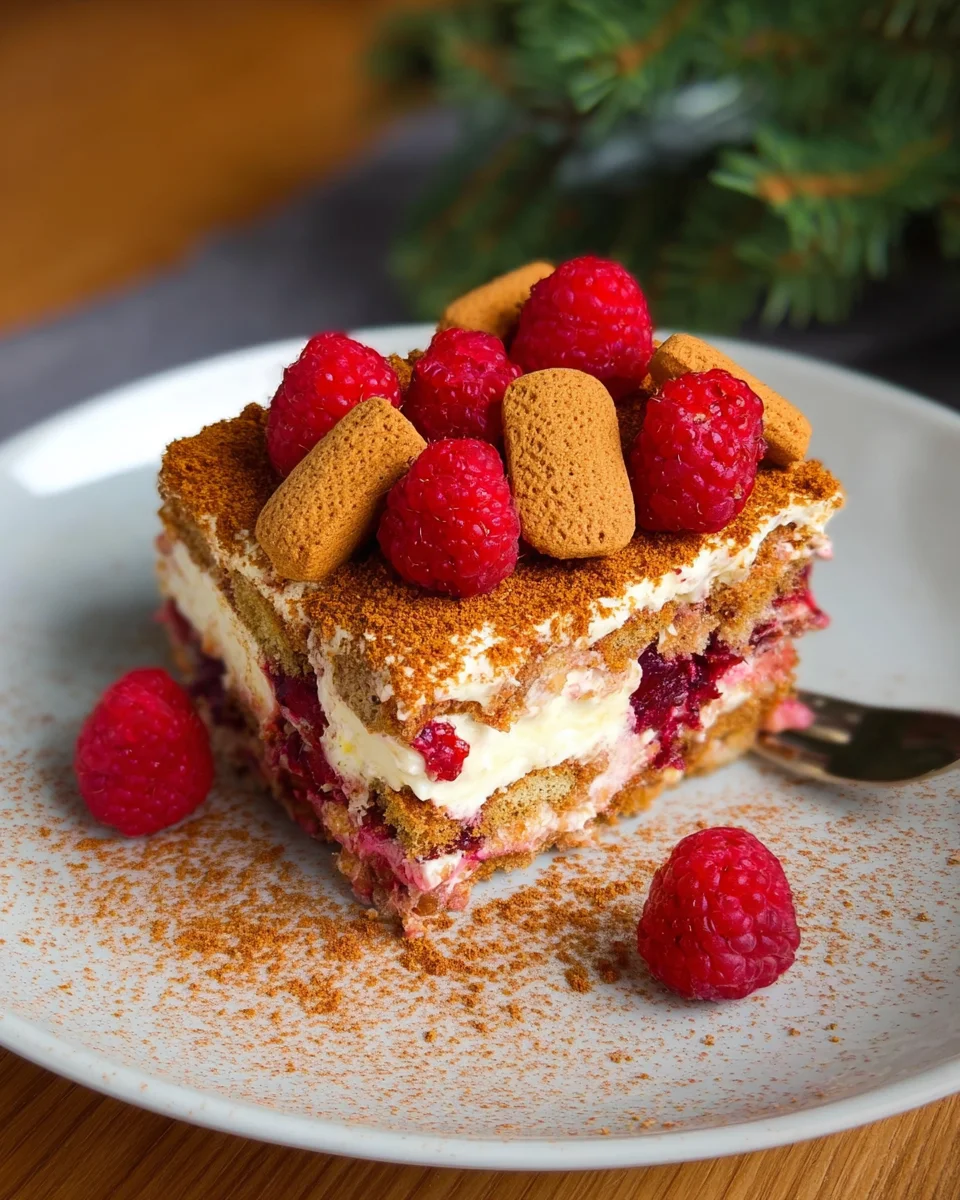Spekulatius-Himbeer-Tiramisu