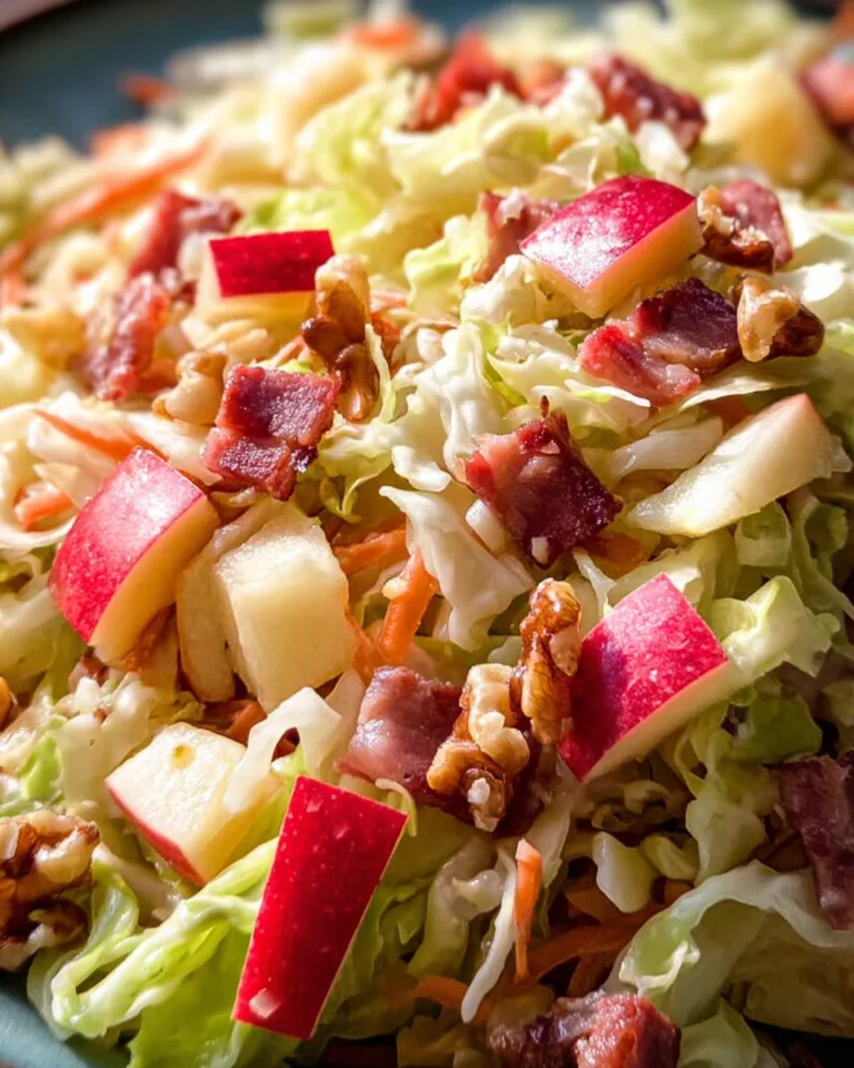 Spitzkohl-Apfel-Walnuss-Salat