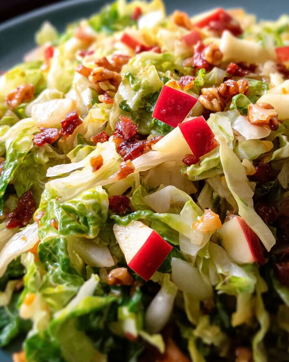 Spitzkohl-Apfel-Walnuss-Salat
