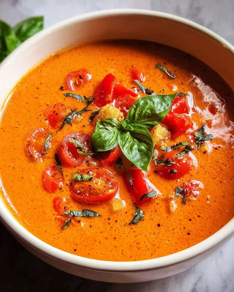 Tomaten-Paprika-Suppe aus dem Ofen