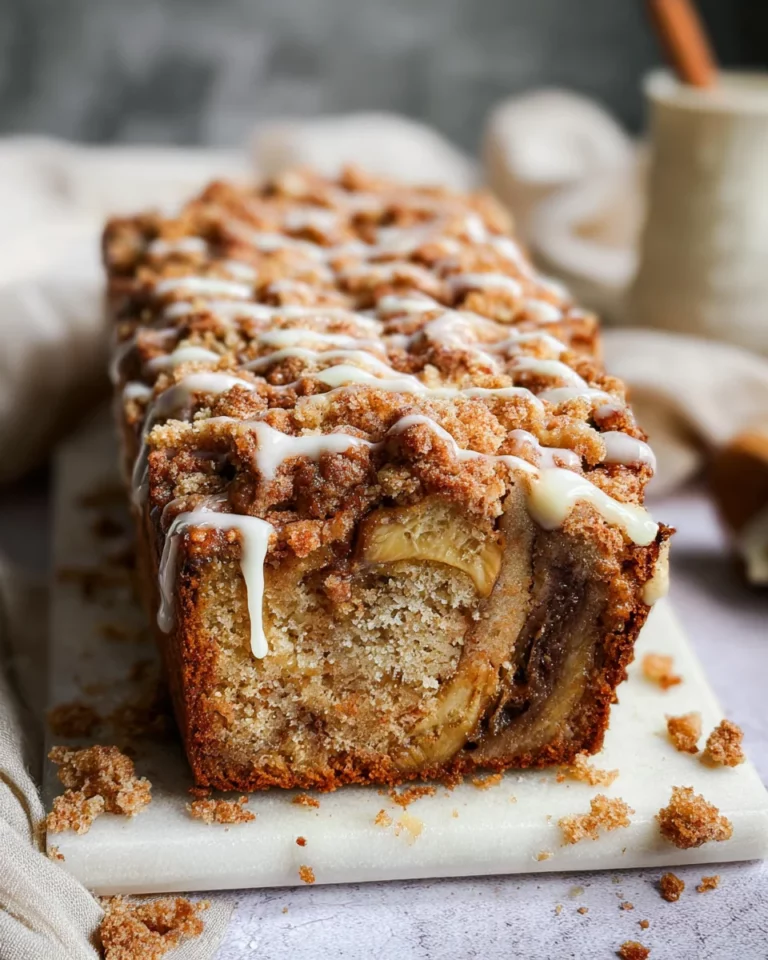 Veganes Zimt-Strudel Bananenbrot mit Zimt Streusel