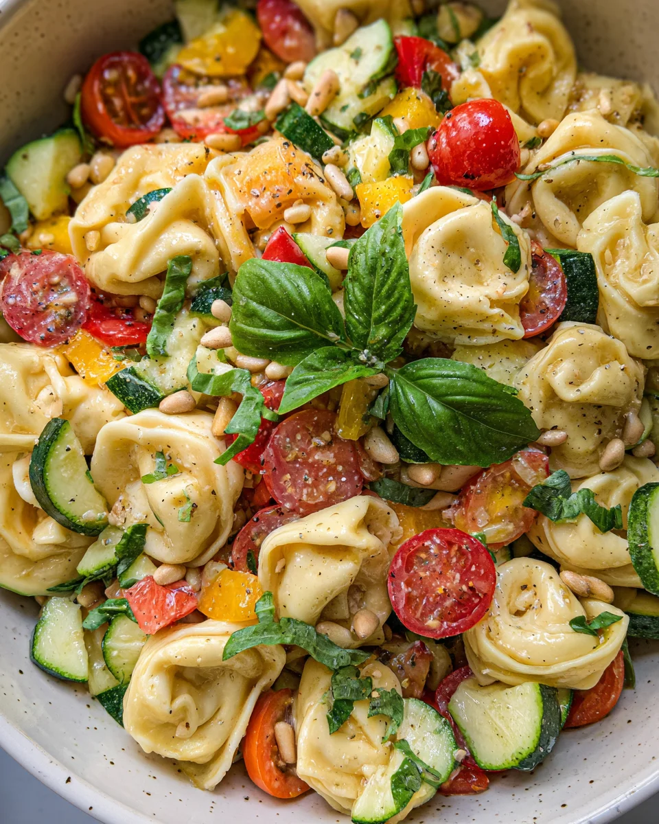 Würziger Süß-Honig Tortellini-Nudelsalat