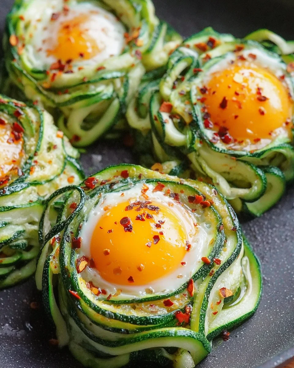 Zucchini-Ei-Nester