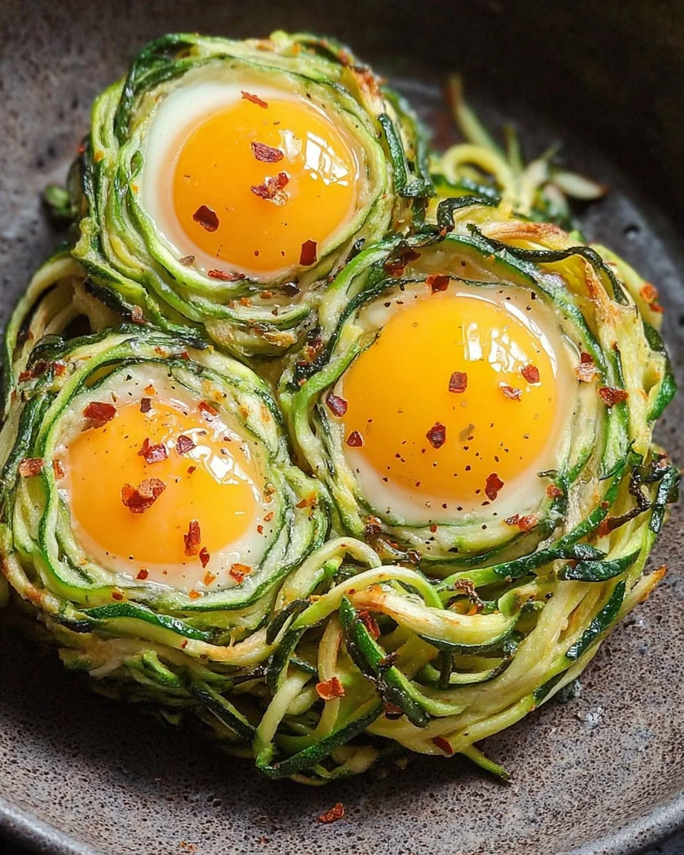 Zucchini-Ei-Nester