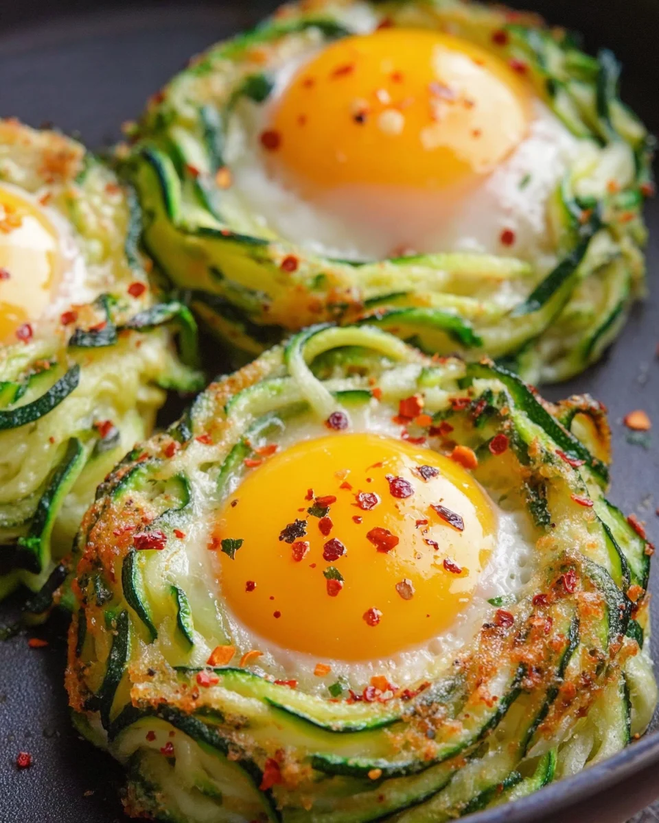 Zucchini-Ei-Nester