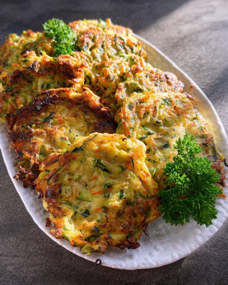 Zucchinipuffer aus dem Ofen