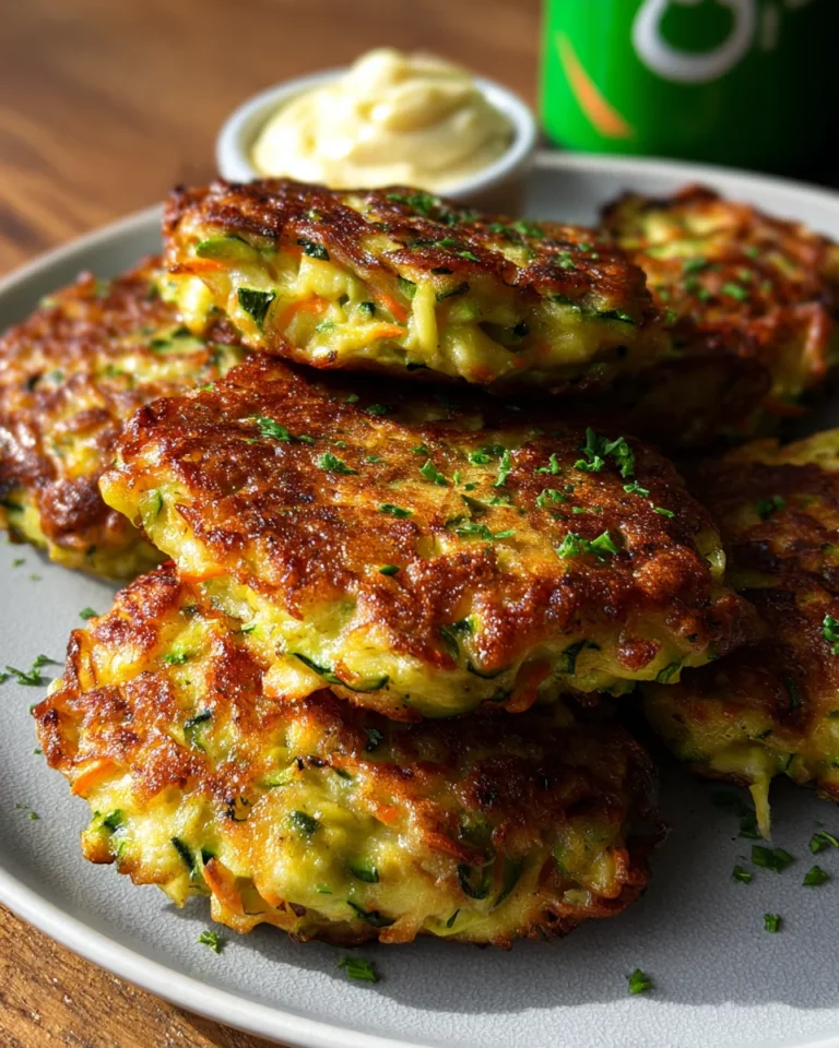 Zucchinipuffer aus dem Ofen