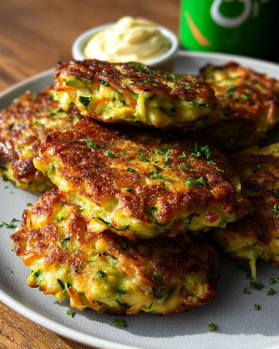 Zucchinipuffer aus dem Ofen