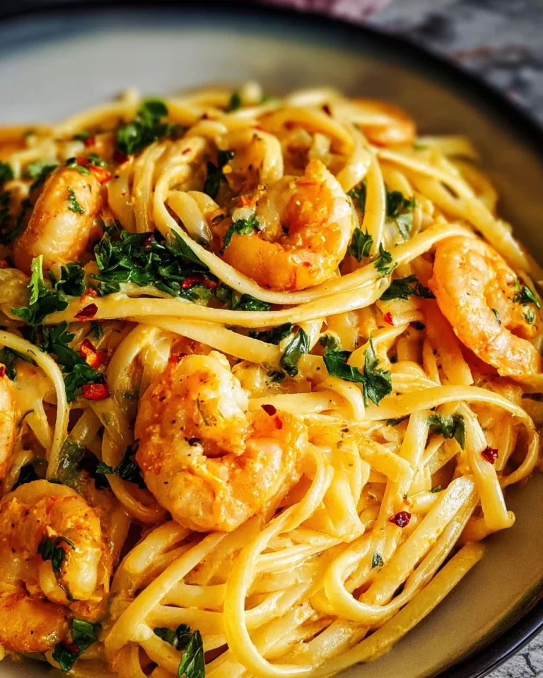 cremige Garnelenpasta