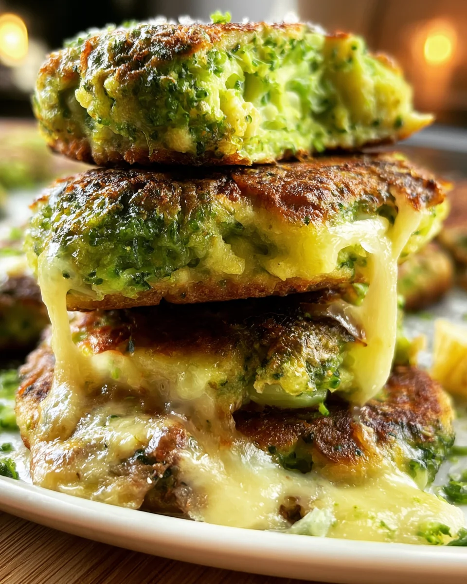 Brokkoli-Käse-Puffer