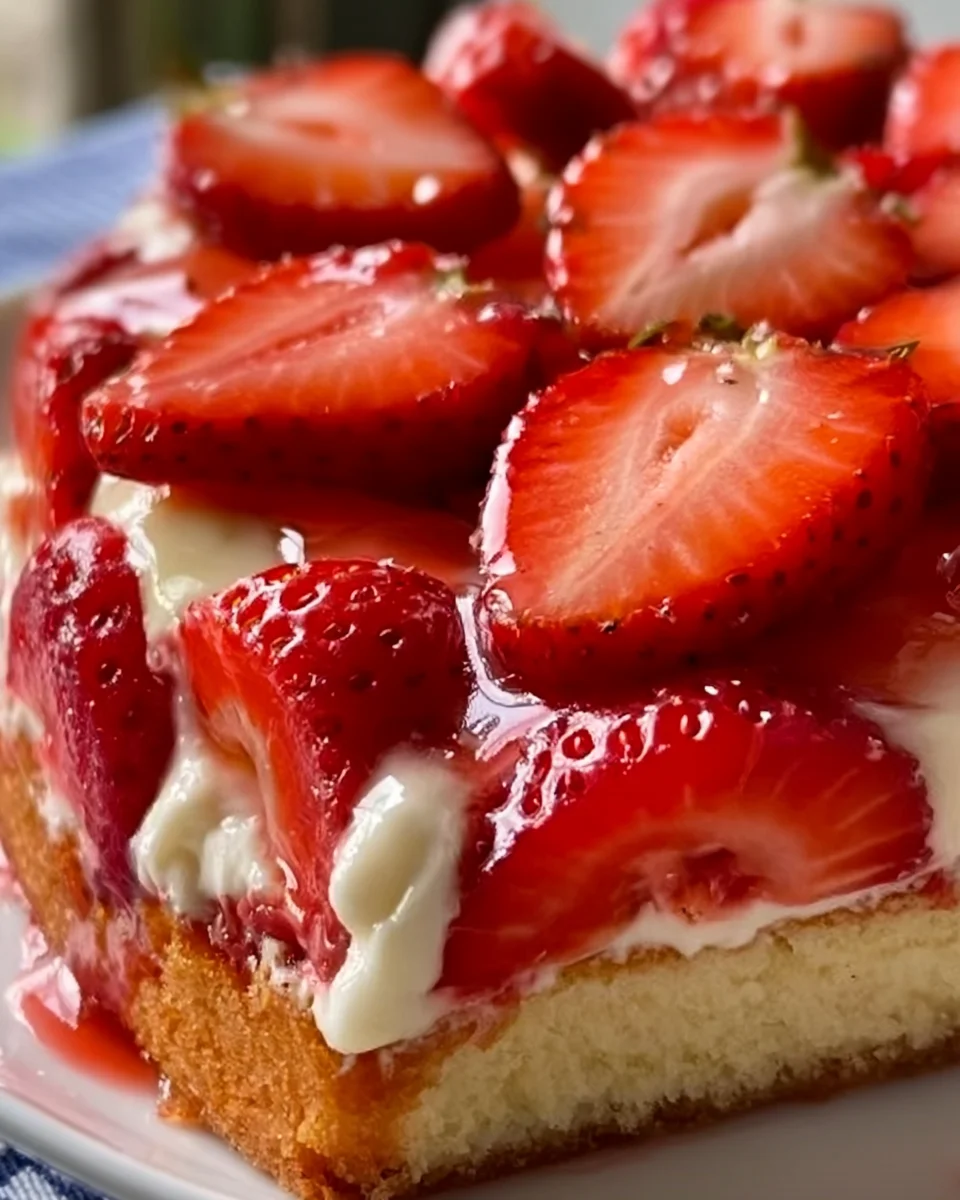 Erdbeerkuchen