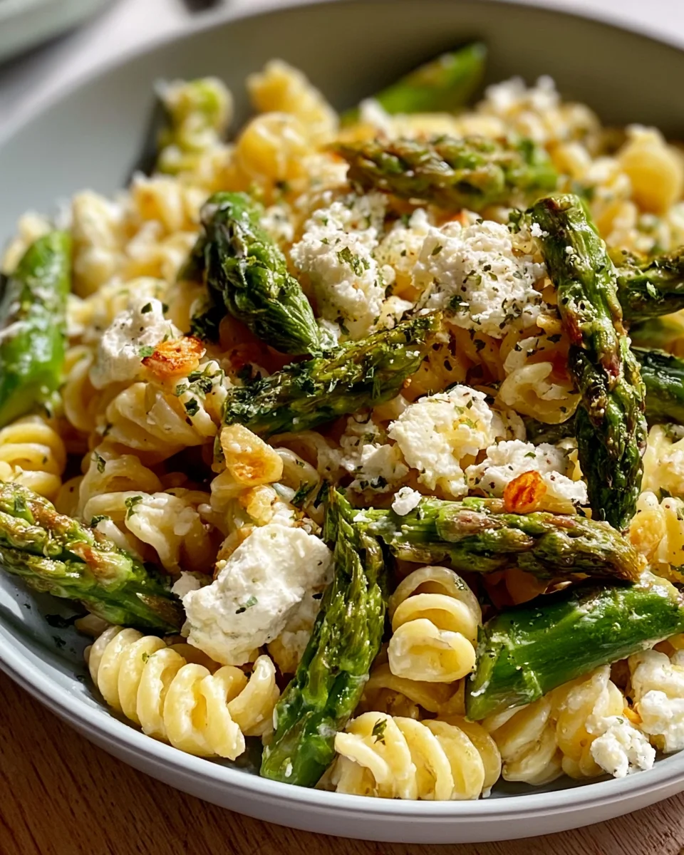 Feta Spargel Pasta