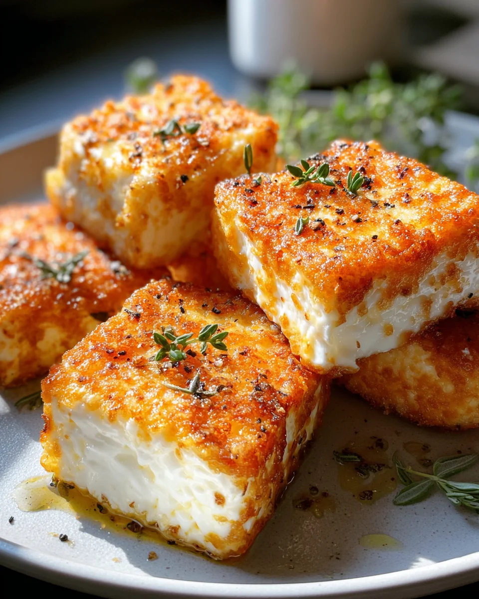 Feta im Knuspermantel aus der Heißluftfritteuse