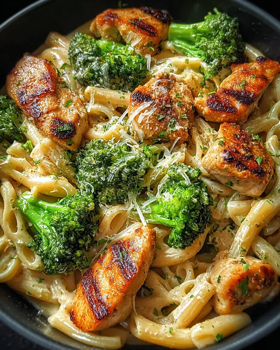 Hähnchen-Brokkoli-Pasta: