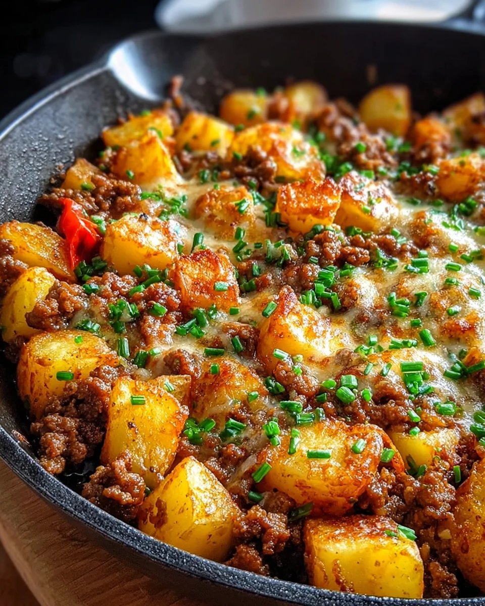 Kartoffel-Hackfleisch-Pfanne
