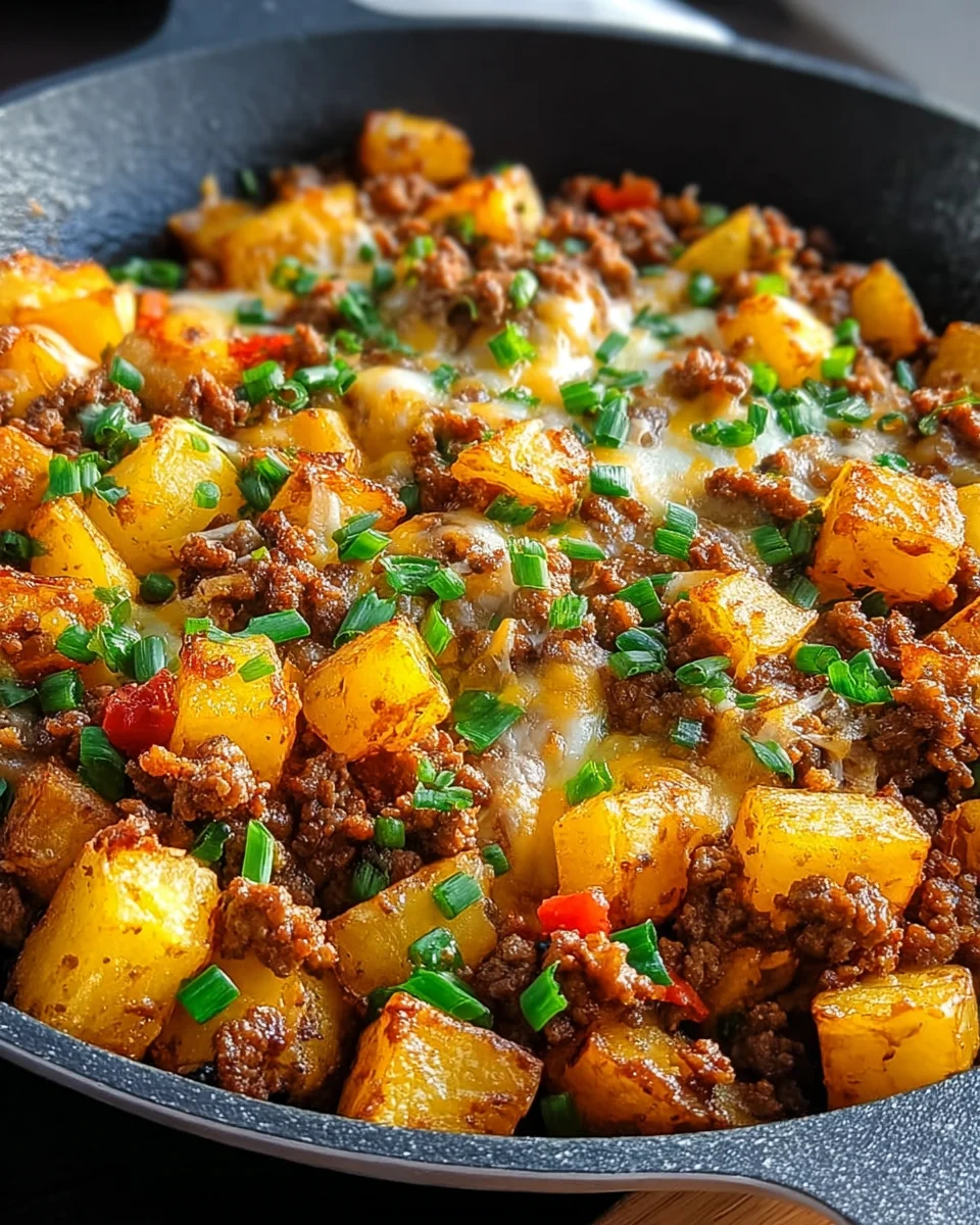 Kartoffel-Hackfleisch-Pfanne