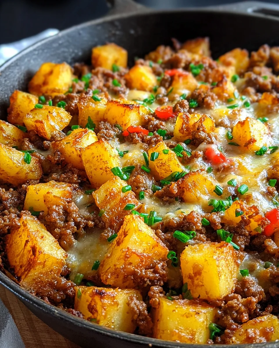 Kartoffel-Hackfleisch-Pfanne