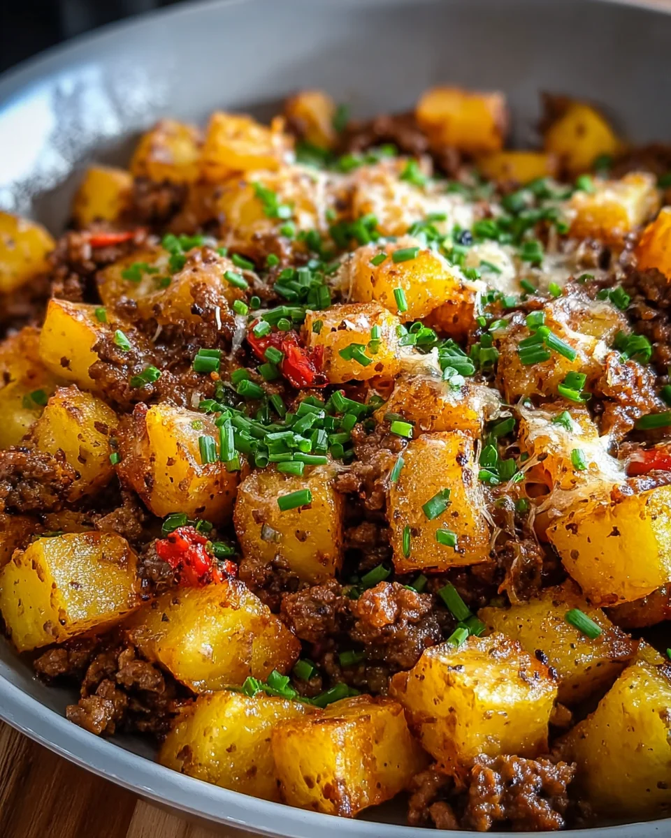 Kartoffel-Hackfleisch-Pfanne