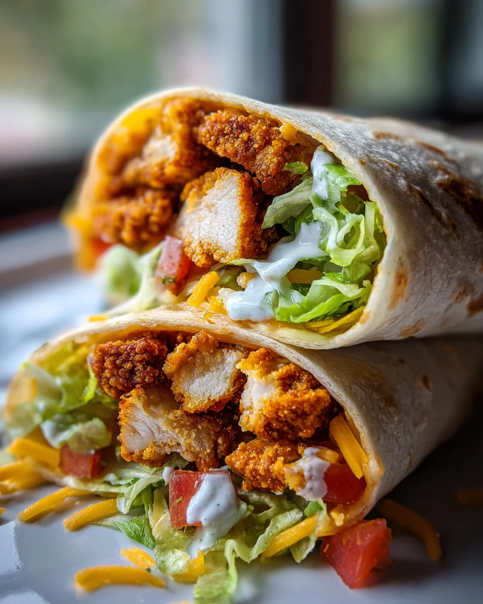 Knuspriger Chicken Ranch Wrap – Dein neues Lieblingsrezept