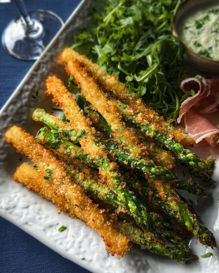 Knuspriger Parmesan Spargel aus dem Ofen