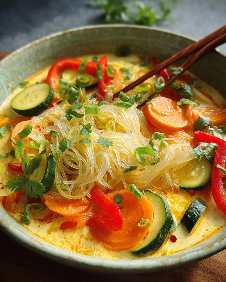 Kokos Glasnudelsuppe
