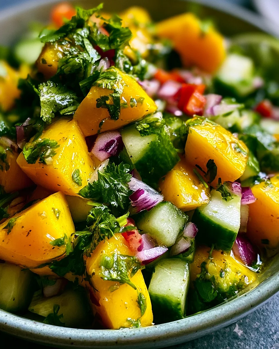 Mango-Gurken-Salat Rezept