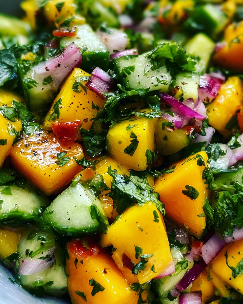 Mango-Gurken-Salat