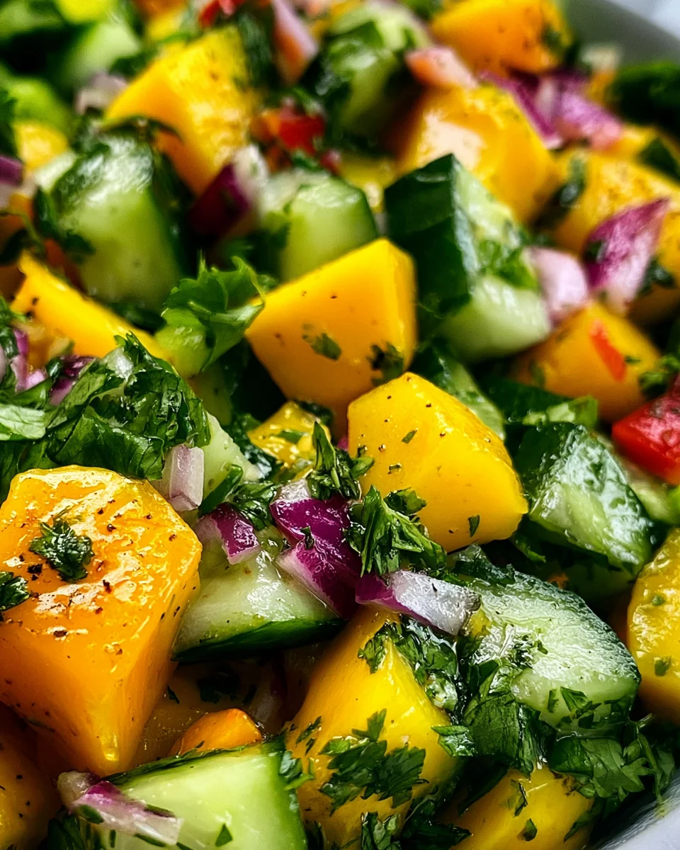 Mango-Gurken-Salat