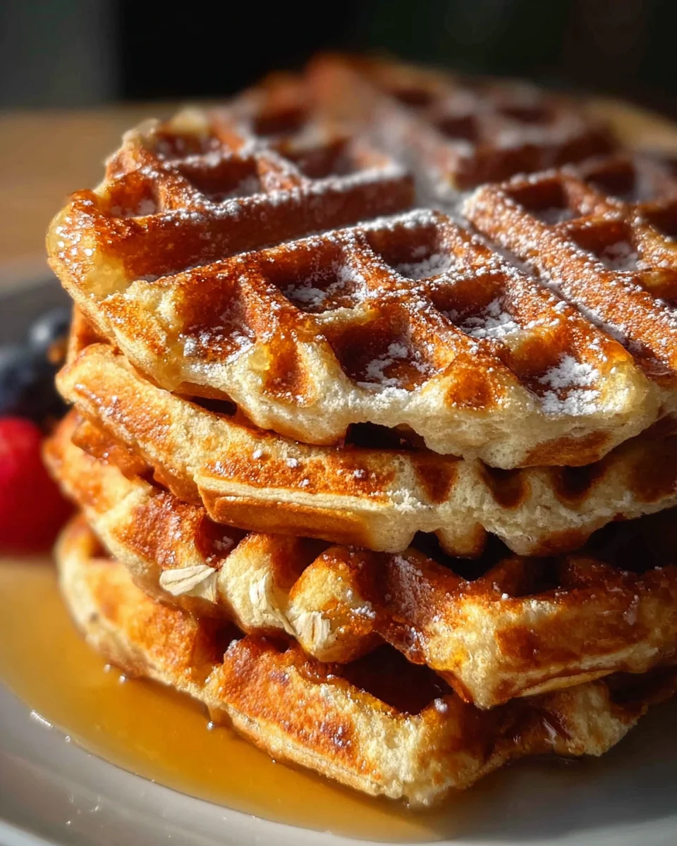 Proteinreiche Skyr Waffeln