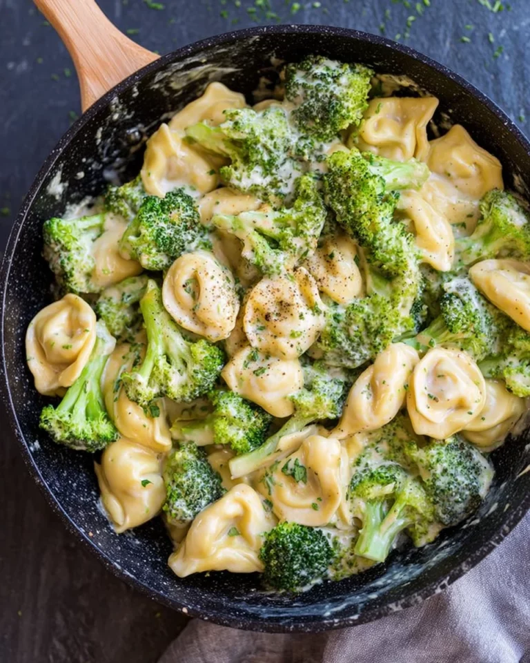 Cremige Tortellini Brokkoli Pfanne