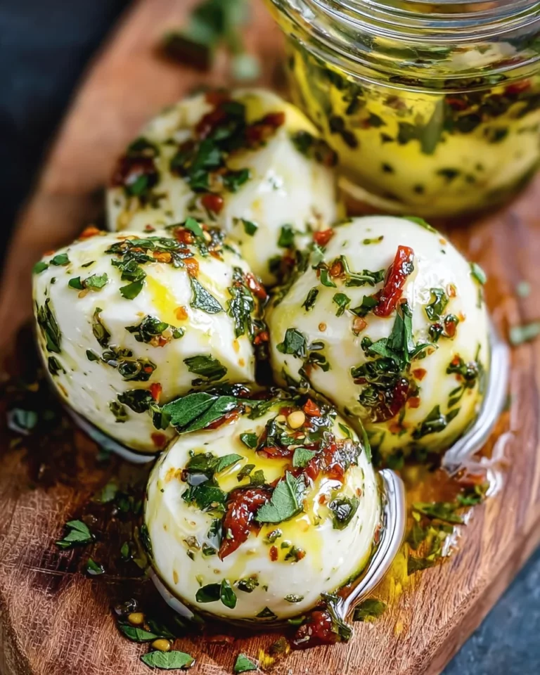 Eingelegter Mozzarella