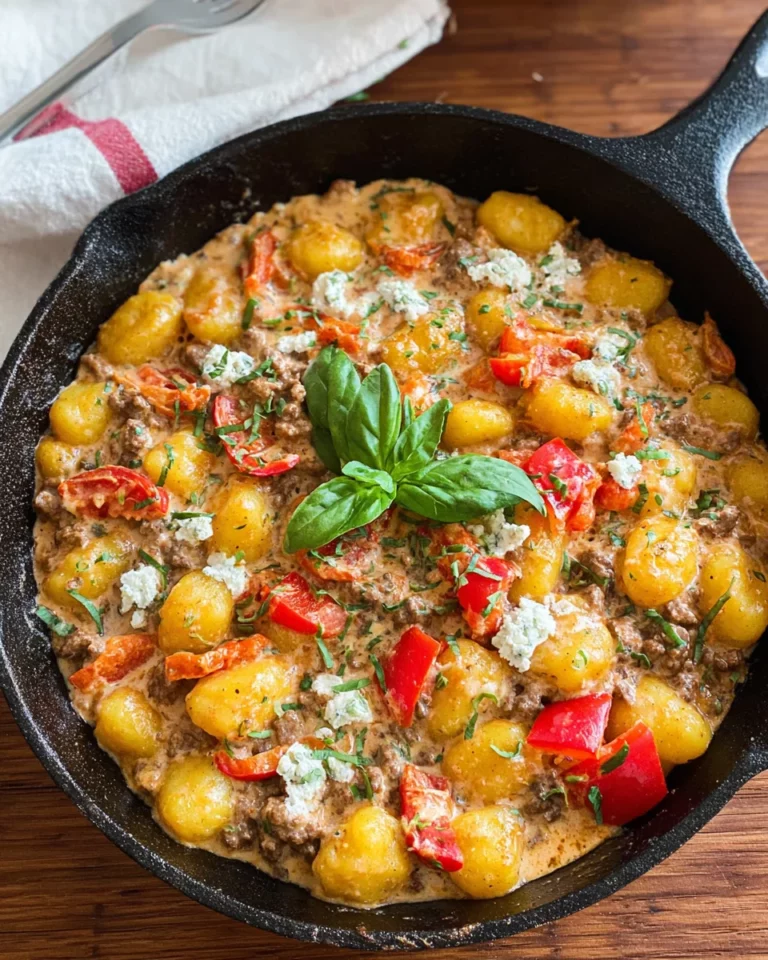 Gnocchi Pfanne mit Hackfleisch