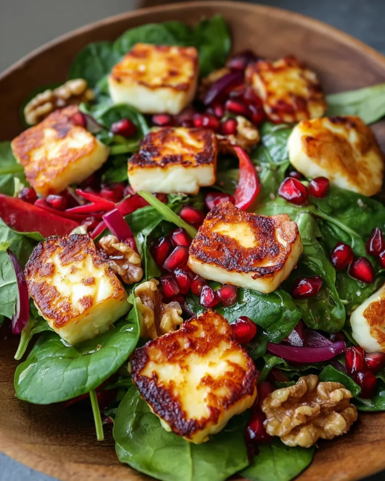 Halloumi Granatapfel Salat Rezept – Frisch & Lecker!