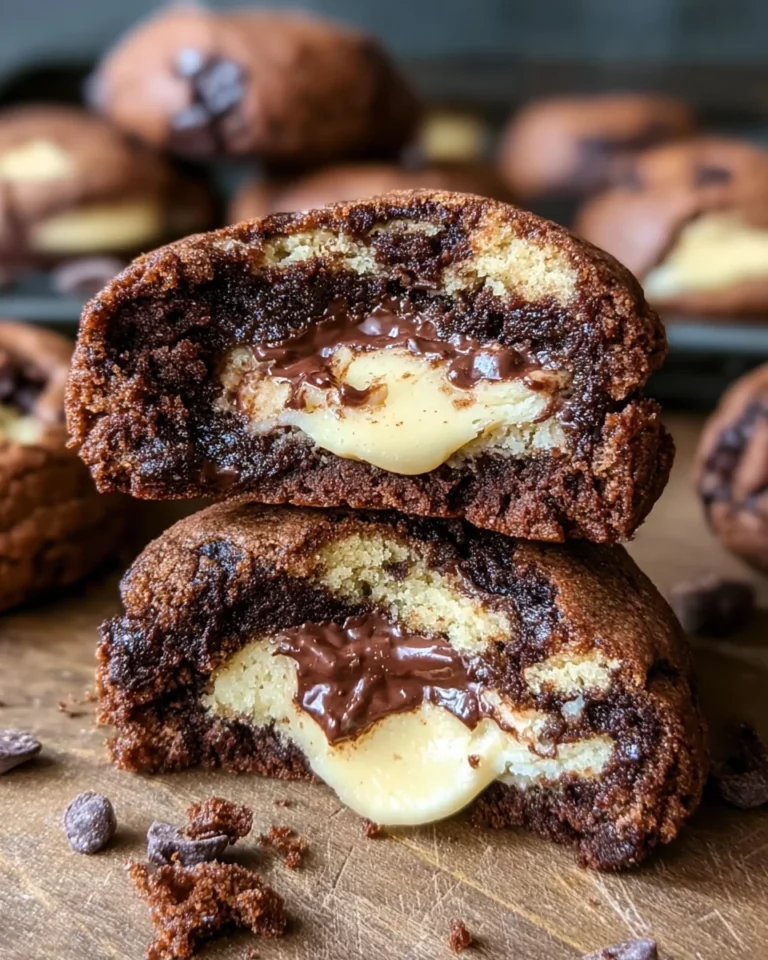 Käsekuchen gefüllte Schokoladenkekse – Der Desserttraum