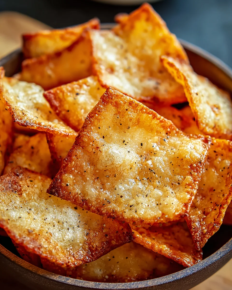 Knusprige Quark-Chips