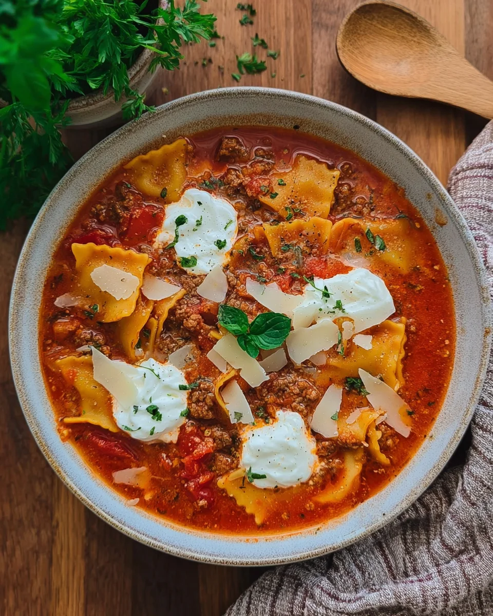 Lasagne-Suppe