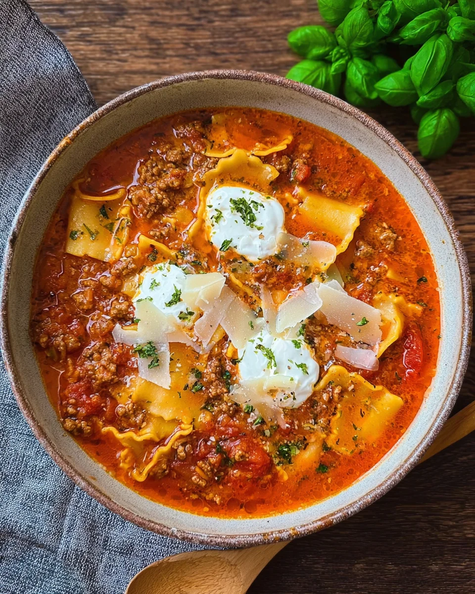 Lasagne-Suppe