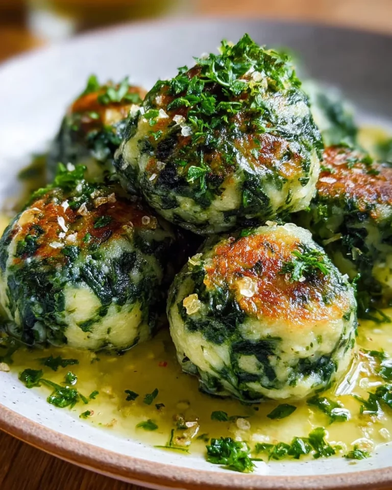 Südtiroler Spinatknödel: Buttrig, zart & unwiderstehlich!