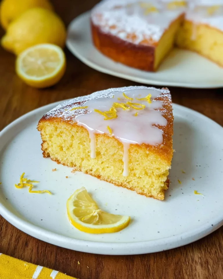 Saftiger Zitronenkuchen (schnelles Rezept)