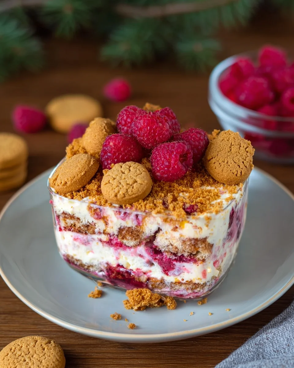 Spekulatius-Himbeer-Tiramisu