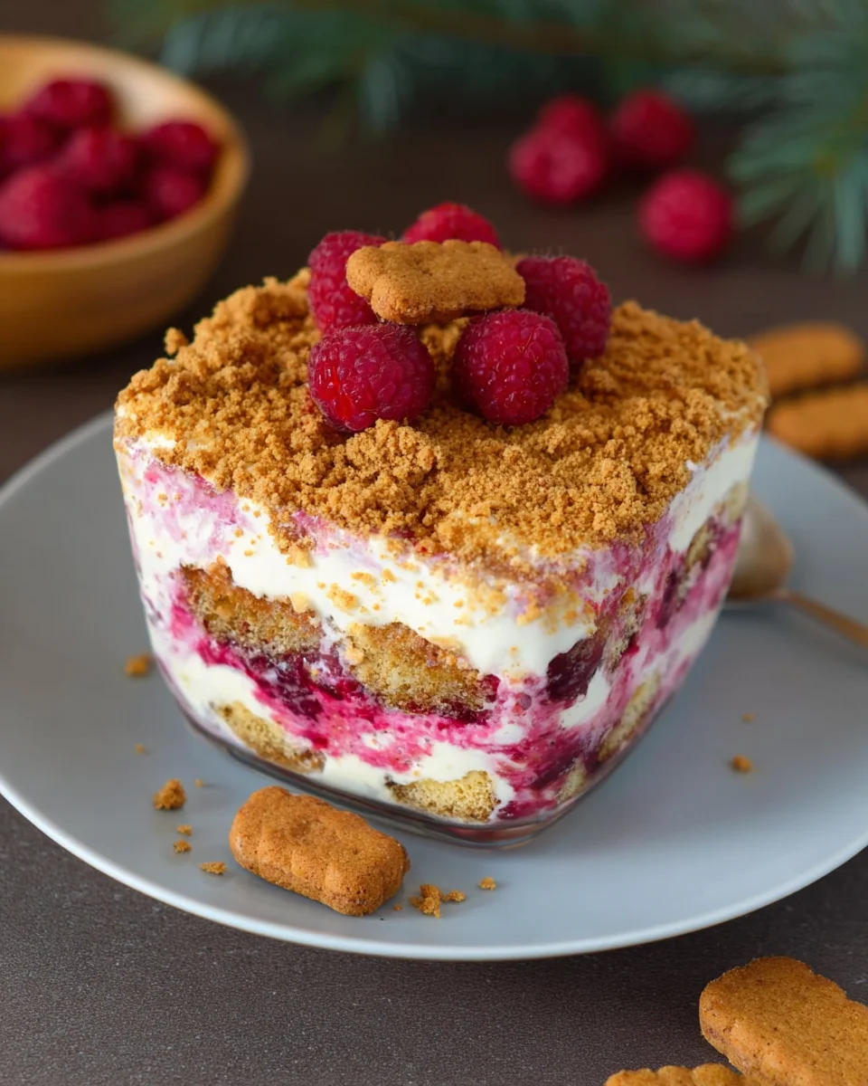 Spekulatius-Himbeer-Tiramisu