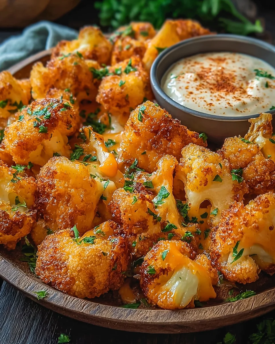 Buffalo-Blumenkohl Heißluftfritteuse einfach zubereitet