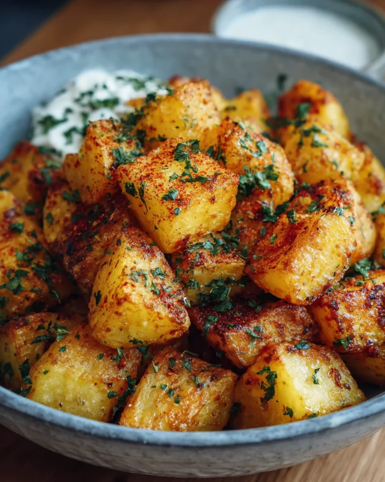 Crispy Kartoffelwürfel aus der Heißluftfritteuse