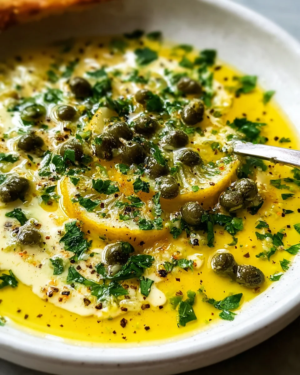 Einfache Zitronen-Kapern-Sauce: Frisch, schnell & unwiderstehlich!