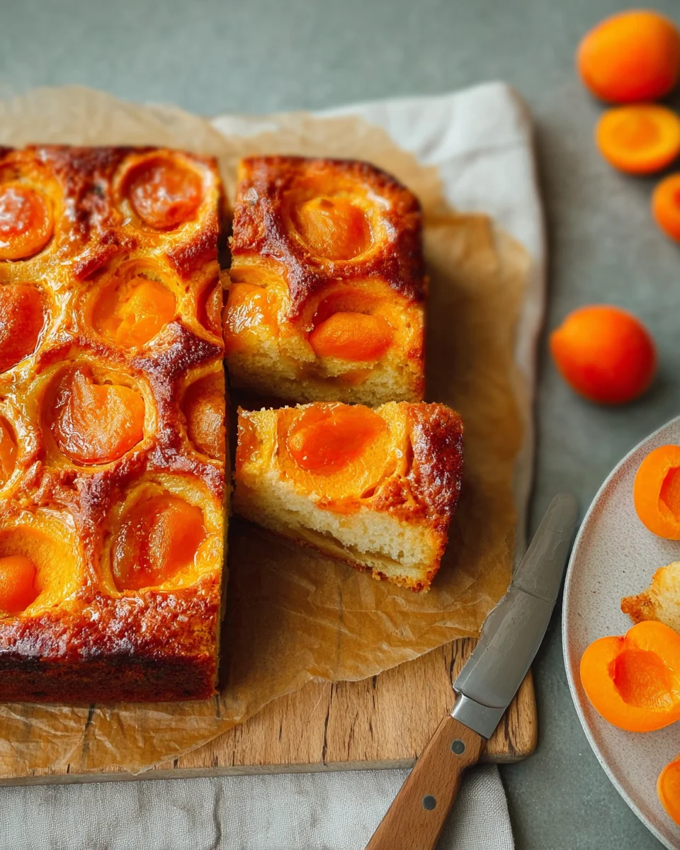 Einfacher Aprikosenkuchen